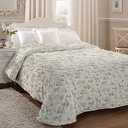 Quilted bedspread